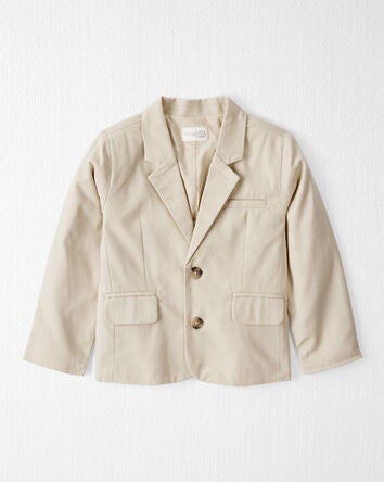 Toddler Linen Suit Jacket Made With Organic Cotton, 