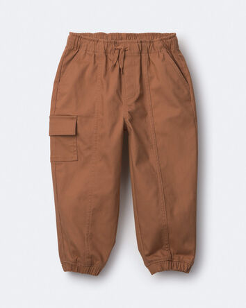 Toddler Front-Seam Joggers - Brown, 