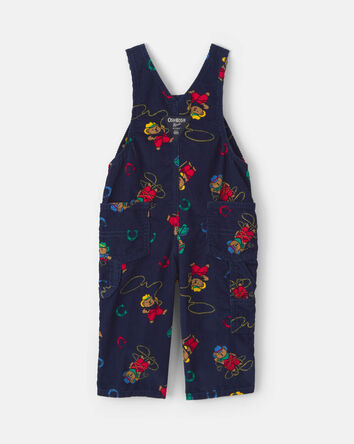 Baby Bear Corduroy Overalls - Navy Blue, 