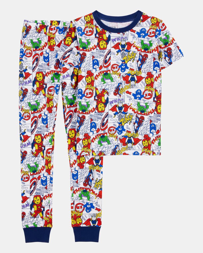 Boys MARVEL&copy;  Snug Fit Cotton 2-Piece Pyjamas, image 1 of 3 slides