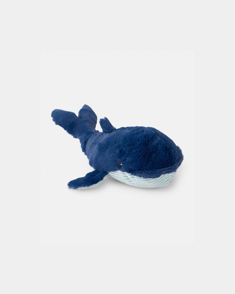 Whale Plush Toy - Blue, image 1 of 2 slides