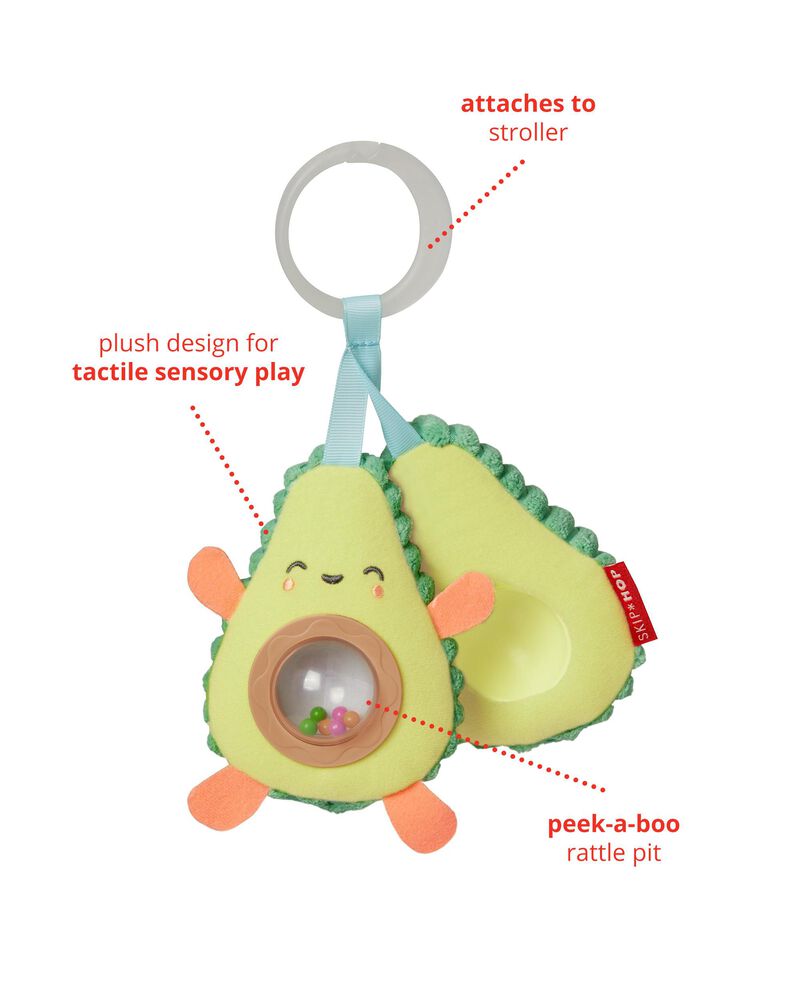 Farmstand Avocado Stroller Toy, image 3 of 9 slides