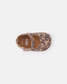 B&eacute;b&eacute; fille - Chaussures Charles IX &agrave; talon plat &agrave; motif gu&eacute;pard - Brun, image 4 sur 6 diapositives