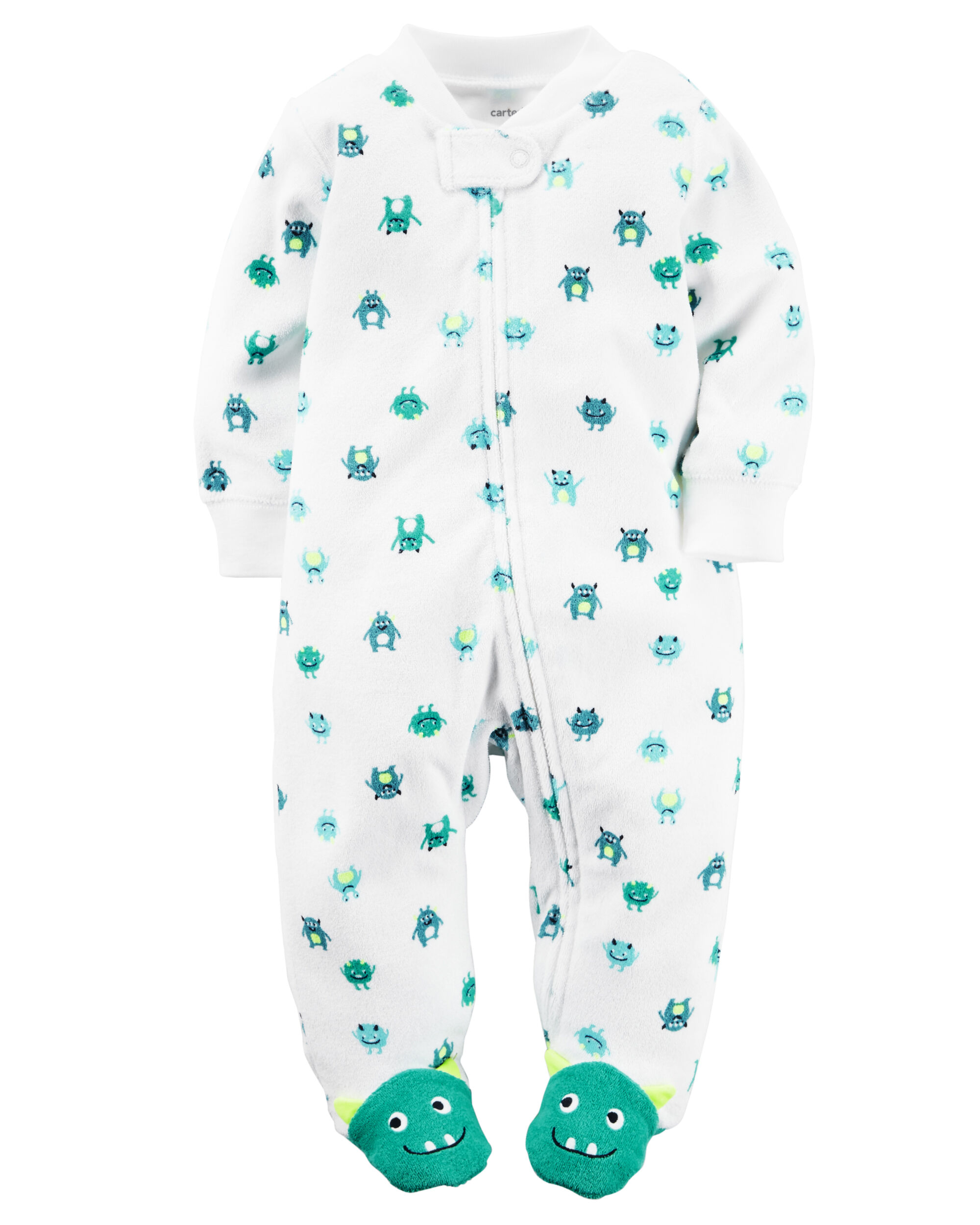 carter's terry cloth sleepers