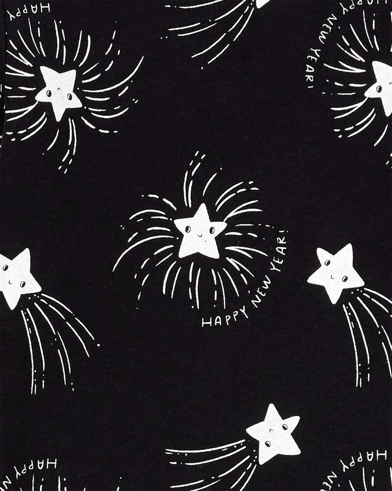 Toddler 2-Piece New Years 100% Snug Fit Cotton Pyjamas, image 2 of 3 slides