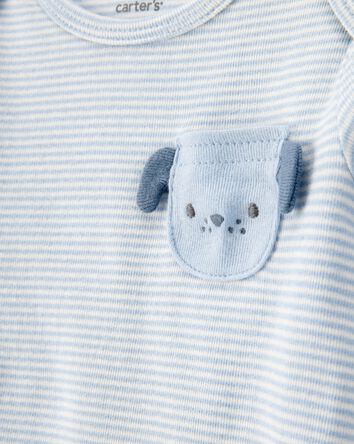 Baby 4-Piece Puppy Print Outfit Set, 