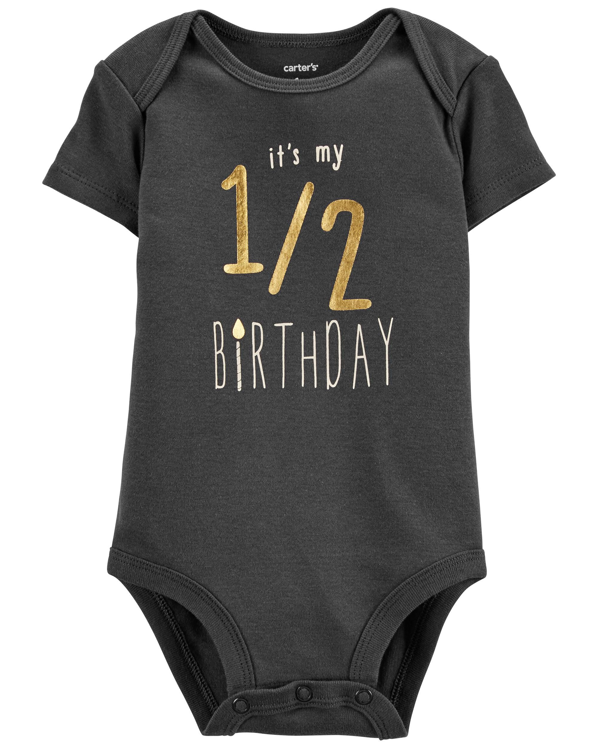 Half Birthday Original Bodysuit