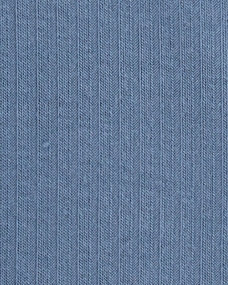 Bébé garçon - Grenouillère PurelySoft à fermeture à glissière à 2 sens à poignets et pieds rabattables de couleur unie - Bleu marine, image 4 sur 7 diapositives