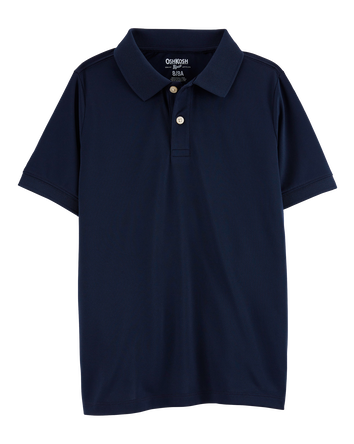 Kid Cotton Jersey Uniform Polo, 