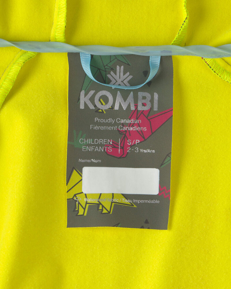 Toddler Boy Kombi London Rain Jacket - Dino , image 3 of 4 slides