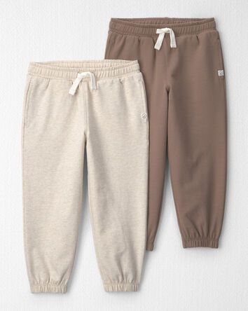 Toddler 2-Pack Organic Cotton French Terry Joggers, 
