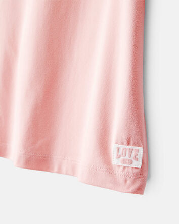 Filles - Haut à manches courtes - Rose, 