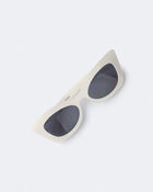 Toddler Girl Cat-Eye Sunglasses - Cream, image 1 of 3 slides