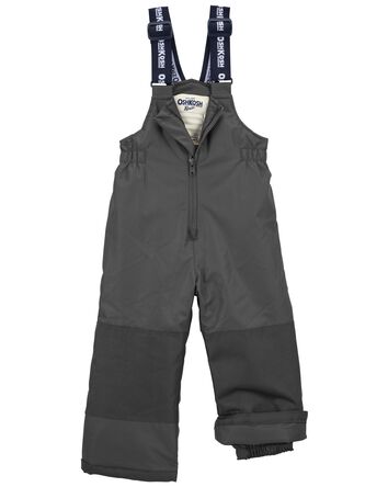 Toddler Heavyweight Snow Pants With Removable Bib, 