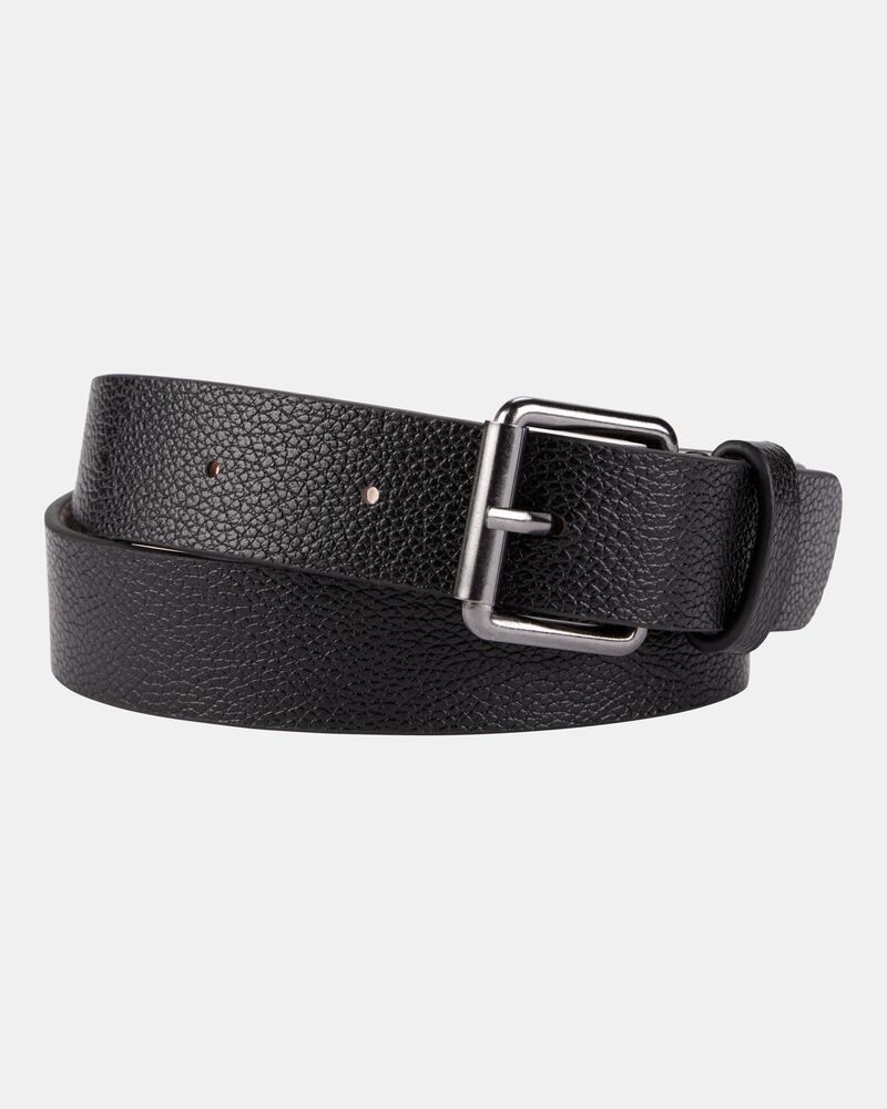 Faux Leather Belt - Black, image 1 of 1 slides
