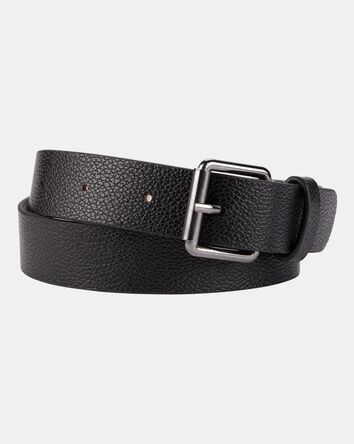 Ceinture en faux cuir - Noir, 