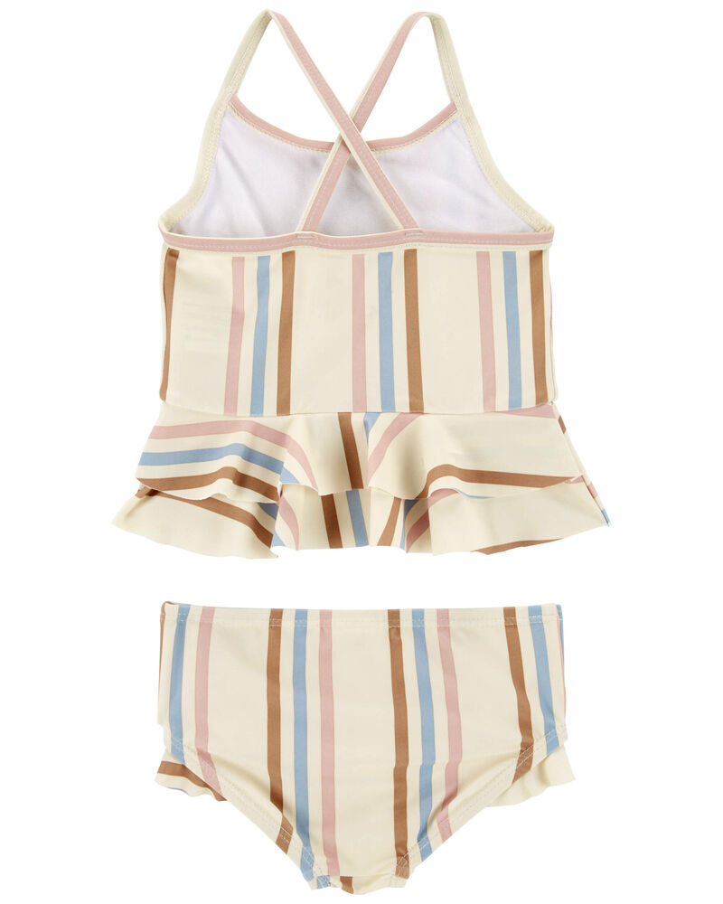 B&eacute;b&eacute; Ensemble 2 pi&egrave;ces tankini ray&eacute;, image 2 sur 3 diapositives