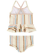 B&eacute;b&eacute; Ensemble 2 pi&egrave;ces tankini ray&eacute;, image 2 sur 3 diapositives