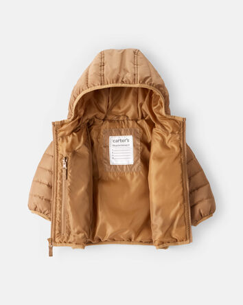 B&eacute;b&eacute; gar&ccedil;on - Blouson matelass&eacute; compact mi-&eacute;paisseur - Brun, 