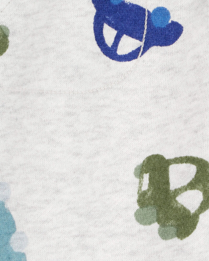 Bébé Pantalon à enfiler en molleton imprimé voiture, image 3 sur 4 diapositives