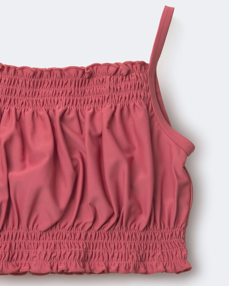 Tout-petit fille - Tankini &agrave; smocks - Bourgogne, image 6 sur 6 diapositives