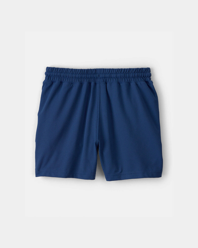 Boys Mesh Active Shorts - Blue, image 2 of 4 slides
