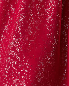 Girls Christmas 2-Piece Joy Long-Sleeve Top & Skirt Set - White, image 2 of 4 slides