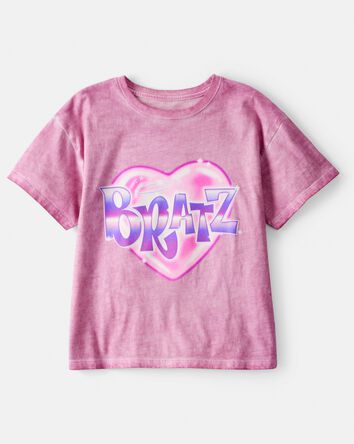 Girls Bratz Short-Sleeve Graphic Tee - Pink, 