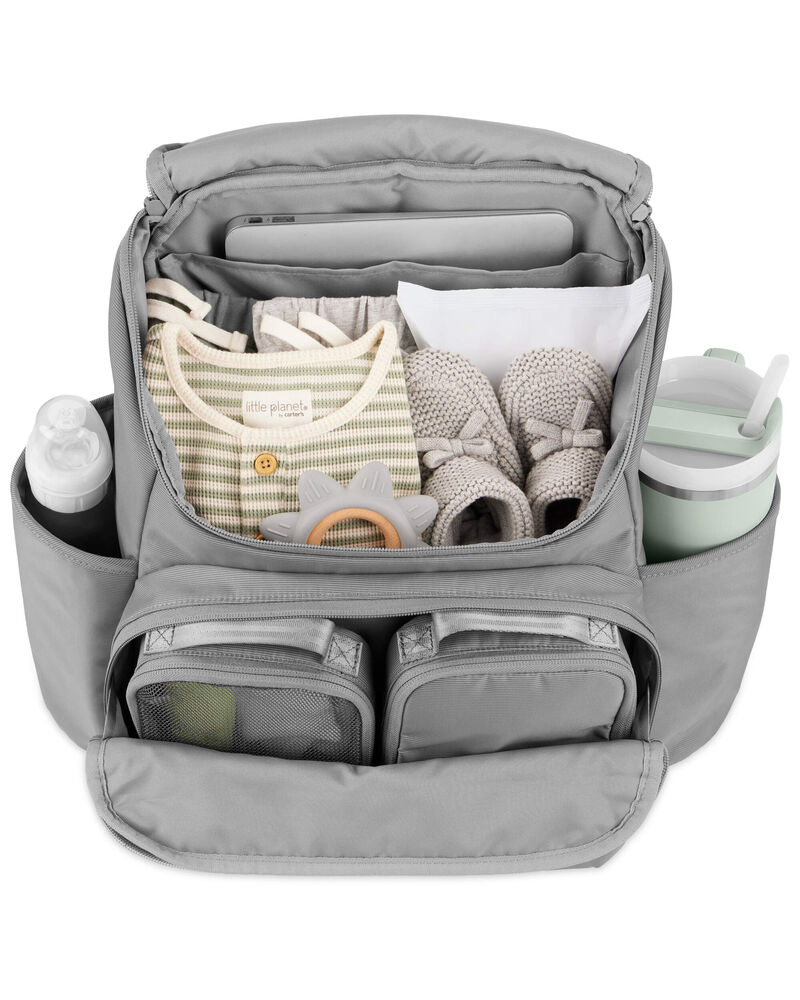 Forma Next Backpack Diaper Bag - Grey, image 4 of 5 slides
