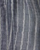 Baby Boy 2-Piece Organic Cotton Gauze Short Set in Cream, image 5 of 7 slides