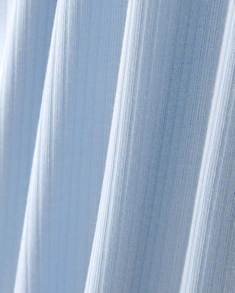 Baby PurelySoft 2-Way Zip 1-Piece Pajama - Blue, image 5 of 7 slides