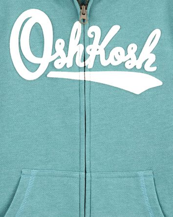 Kid Kid OshKosh Logo Zip Jacket, 