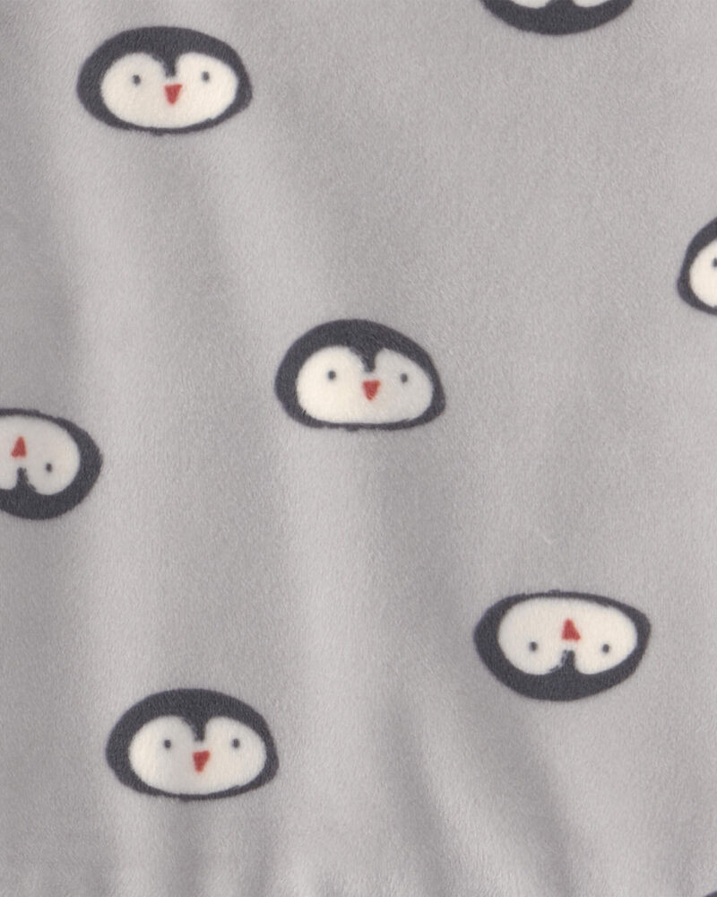 Baby Boy 3-Piece Penguin Long-Sleeve Top & Pant Set - Grey, image 4 of 5 slides
