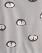 Baby Boy 3-Piece Penguin Long-Sleeve Top & Pant Set - Grey, image 4 of 5 slides