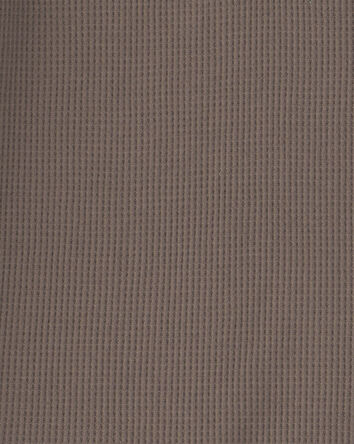 Gar&ccedil;ons - T-shirt henley manches longues isotherme &ndash; Brun, 
