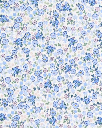Kid 4-Piece Floral Cotton Pyjamas, 