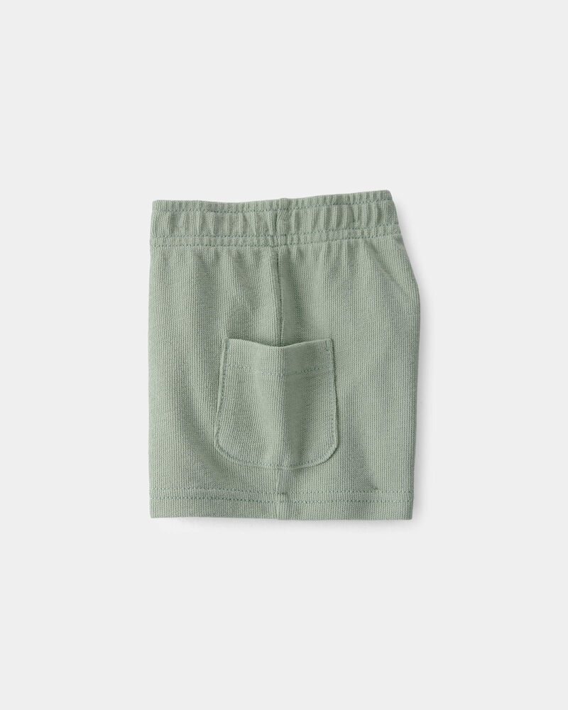 B&eacute;b&eacute; gar&ccedil;on - Ensemble de haut et de short en 2 pi&egrave;ces - Vert, image 5 sur 5 diapositives
