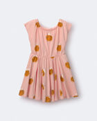 Toddler Girl Avenue Twirl&trade; Dress in Bee Print - Light Pink, image 2 of 5 slides