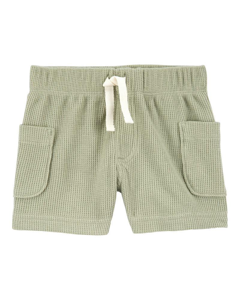 Bébé garçon - Ensemble 3 pièces en tissu gaufré à fleurs - Vert, image 2 sur 6 diapositives