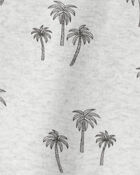 Baby 2-Piece Organic Cotton Pajamas in Palm Trees, image 3 of 4 slides