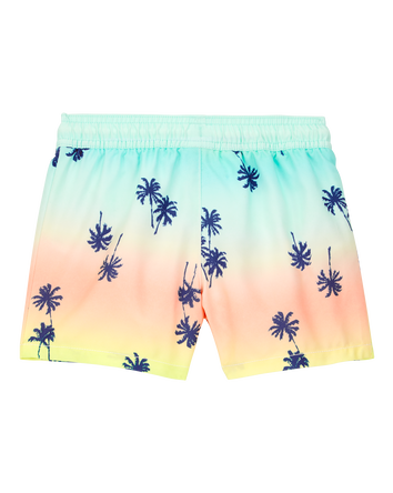 Toddler Palm Tree Swim Trunks, 