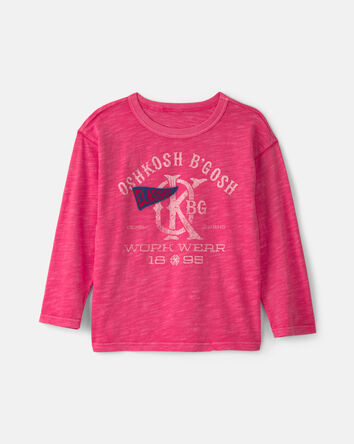 Boys 'OshKosh B'Gosh Workwear' Graphic Tee - Red, 