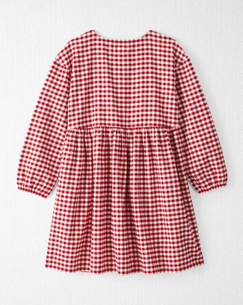 Filles - Robe en flanelle en coton biologique, 