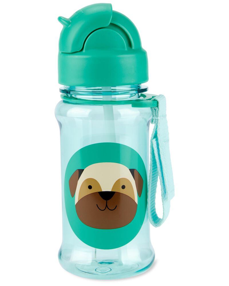Bouteille à paille ZOO en TritanMC Renew — 12 oz Pug, image 2 sur 2 diapositives