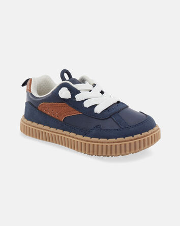 Toddler Boy Casual Shoes - Navy/Brown, 