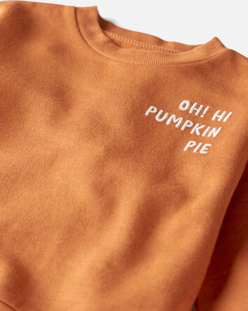 Toddler Organic Cotton Pumpkin Pie Pullover, 