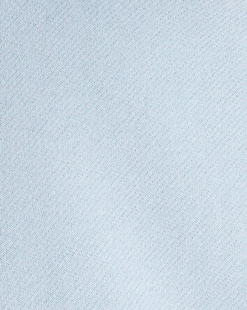 Tout-petit fille - Chandail à manches longues et fermeture à glissière un quart - Bleu, 