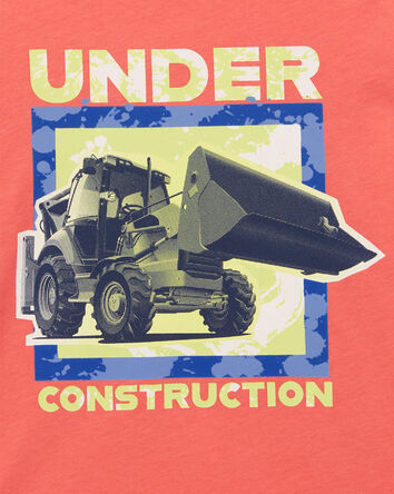T-shirt à imprimé de construction Under construction, 