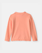 Ensemble 2 pi&egrave;ces haut dermoprotecteur &agrave; motif crabe et short maillot de bain pour tout-petit - Orange, image 3 sur 7 diapositives