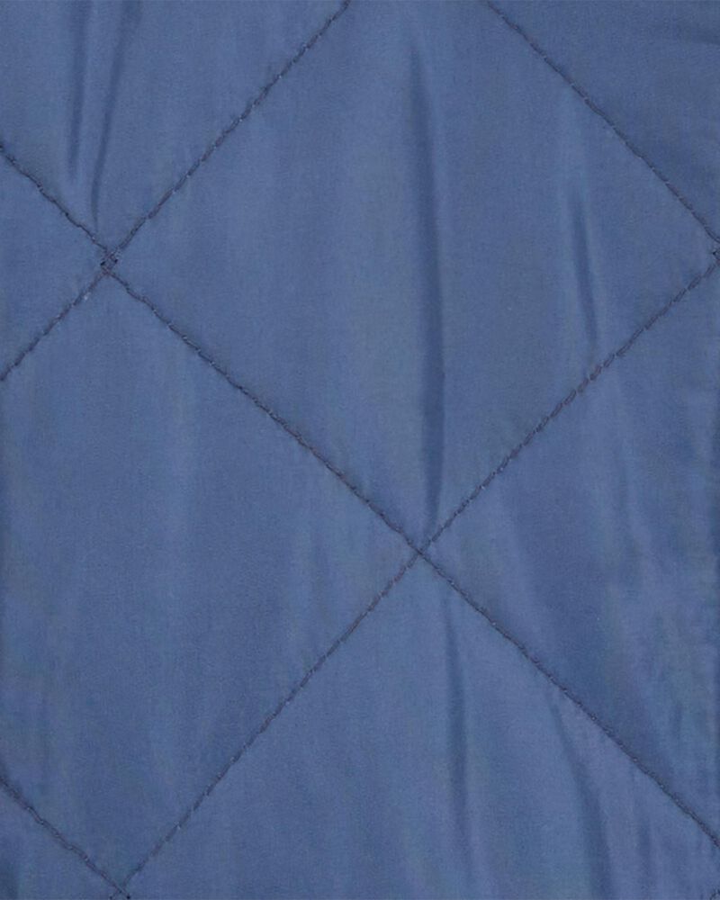 Kid Quilted Fleece Lined Jacket, image 3 of 3 slides